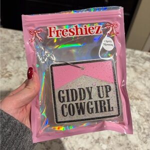 Giddy Up Cowgirl Car Air Freshener in Cherry Blossom - Simply Southern